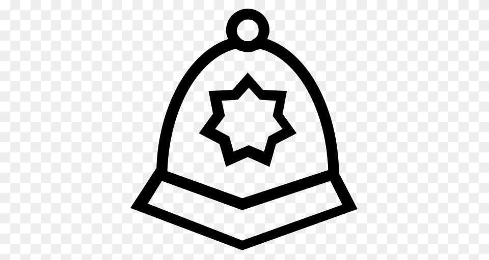 Police Hat Police Transport Icon With And Vector Format, Gray Free Transparent Png