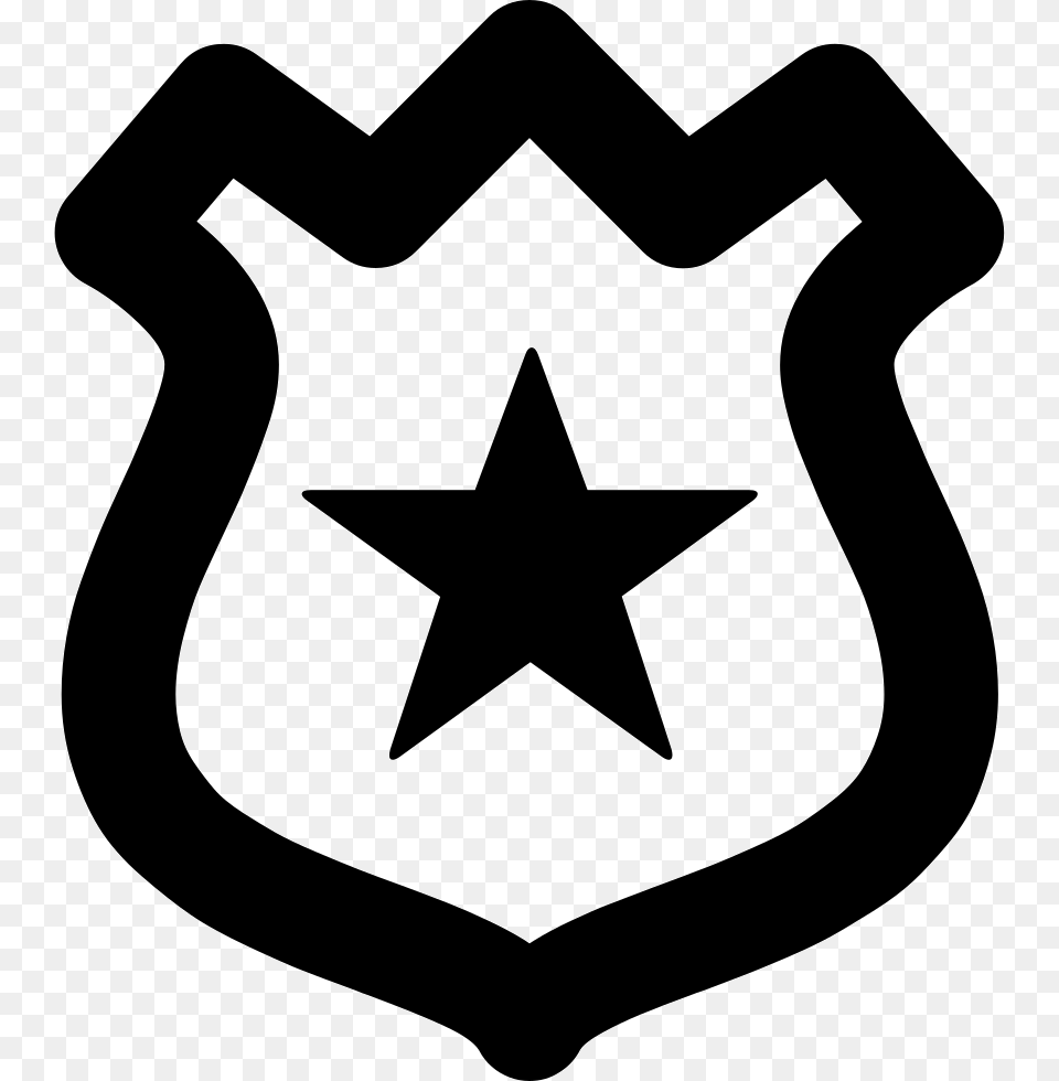 Police Icon, Symbol, Star Symbol, Ammunition, Grenade Free Png