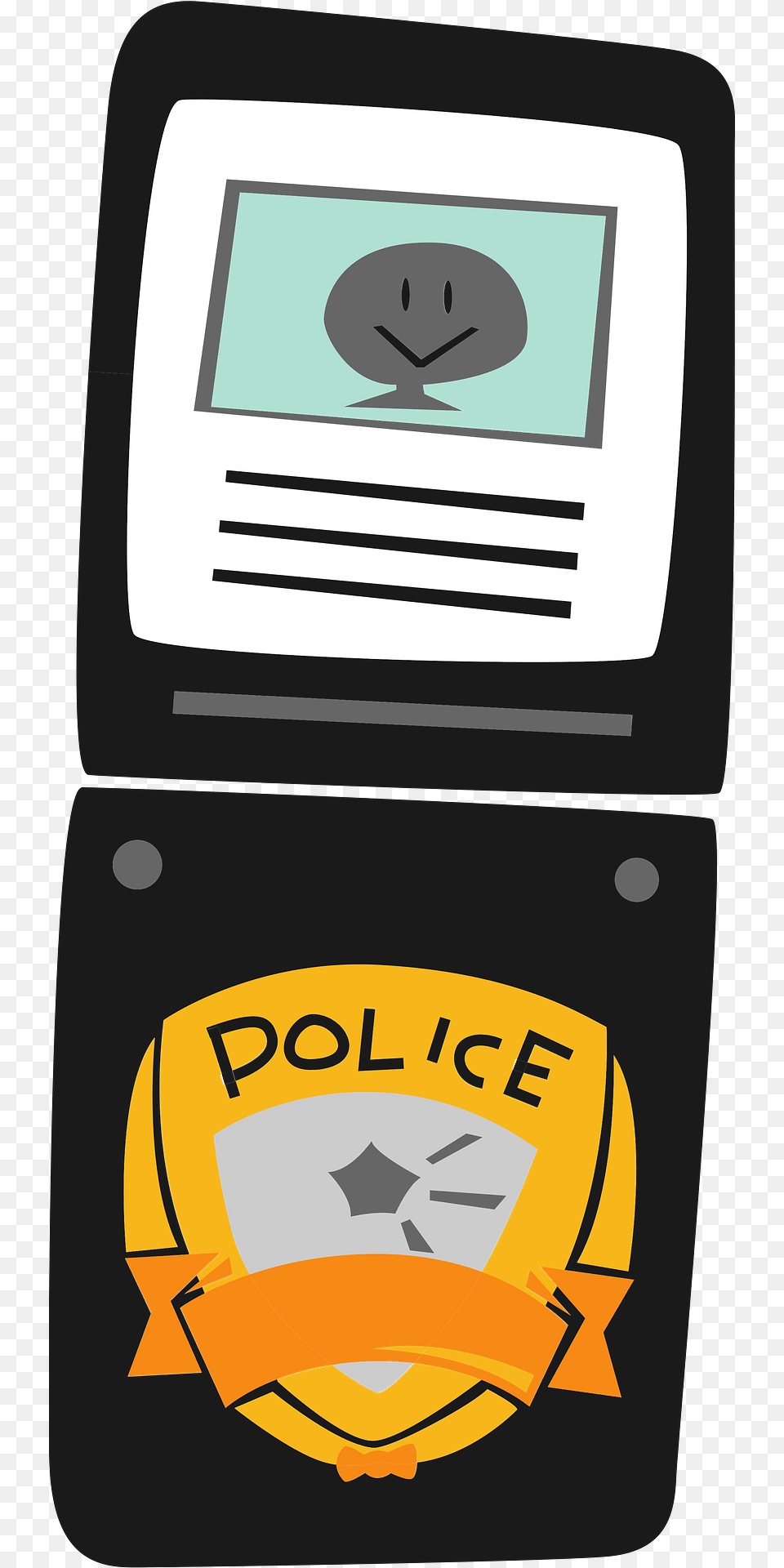 Police Id Badge Clipart, Electronics, Screen Free Png