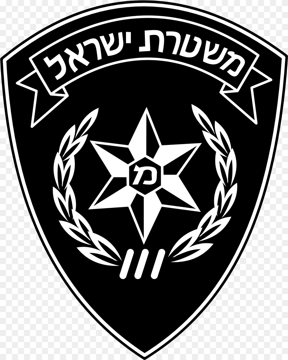 Police Israel Logo Transparent Logo Badge Vector Keren, Symbol, Emblem Png