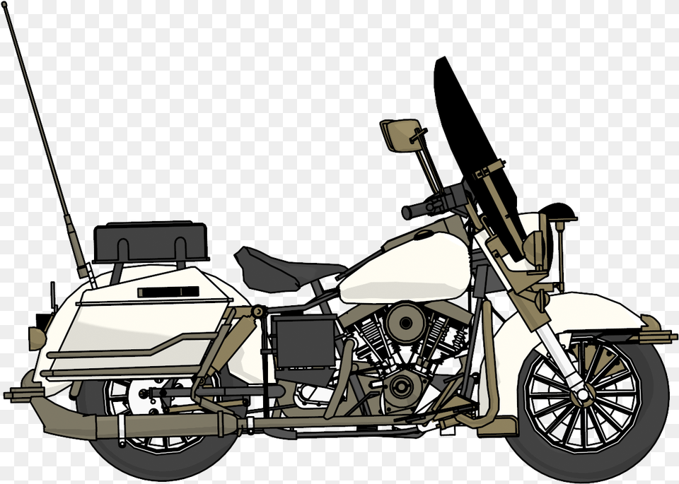 Police Motorcycle Car Clip Art Harley Davidson Police Bike Clip Art, Spoke, Machine, Vehicle, Transportation Png Image