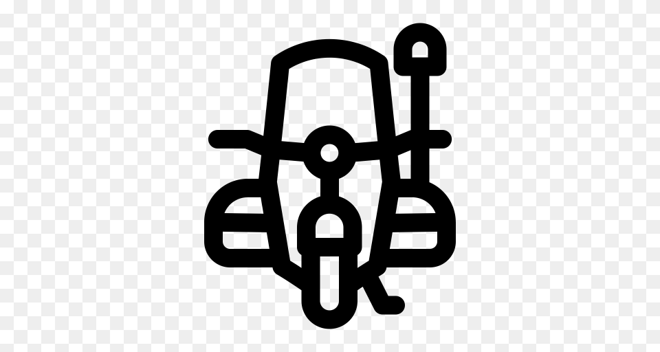 Police Motorcycle Motorola Q Icon With And Vector Format, Gray Png