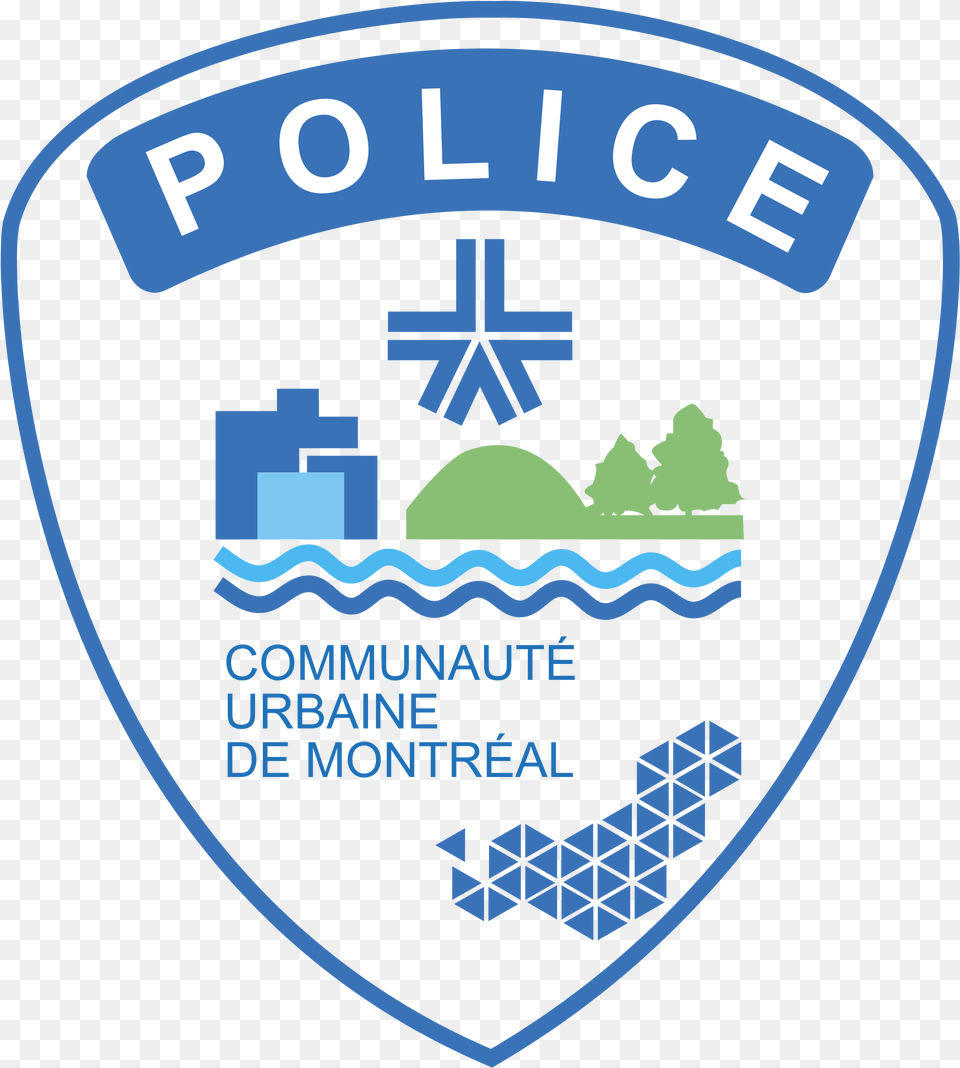 Police Of Montreal Logo Transparent Montreal Police Force Badge, Symbol Free Png Download