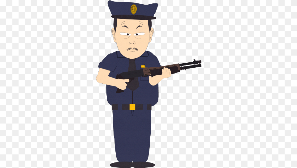 Police Officer American Police Man, Firearm, Gun, People, Person Free Png Download