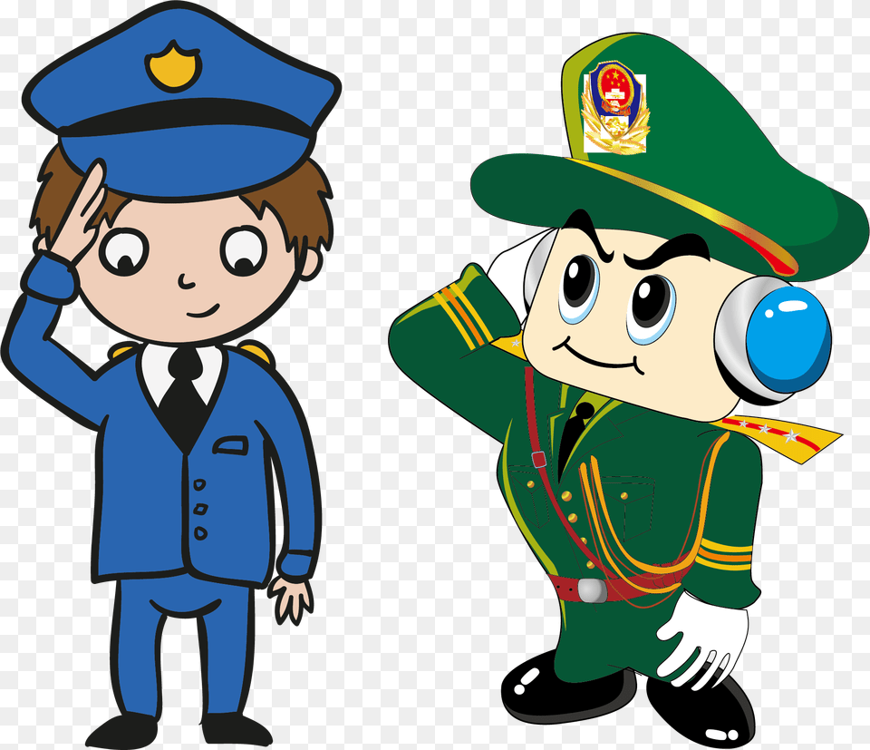 Police Officer Cartoon Peoples Police Of The Peoples Dibujos Animados De Una Republica, Baby, Person, Face, Head Free Transparent Png