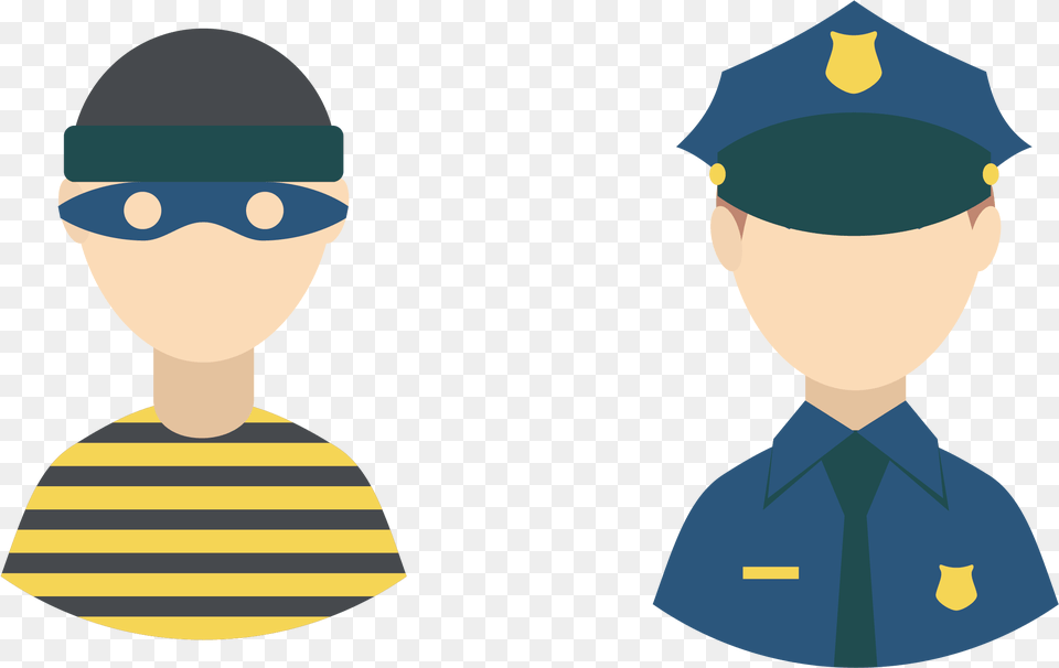 Police Officer Computer File Thief Vector, Accessories, Formal Wear, Tie, Baby Free Transparent Png
