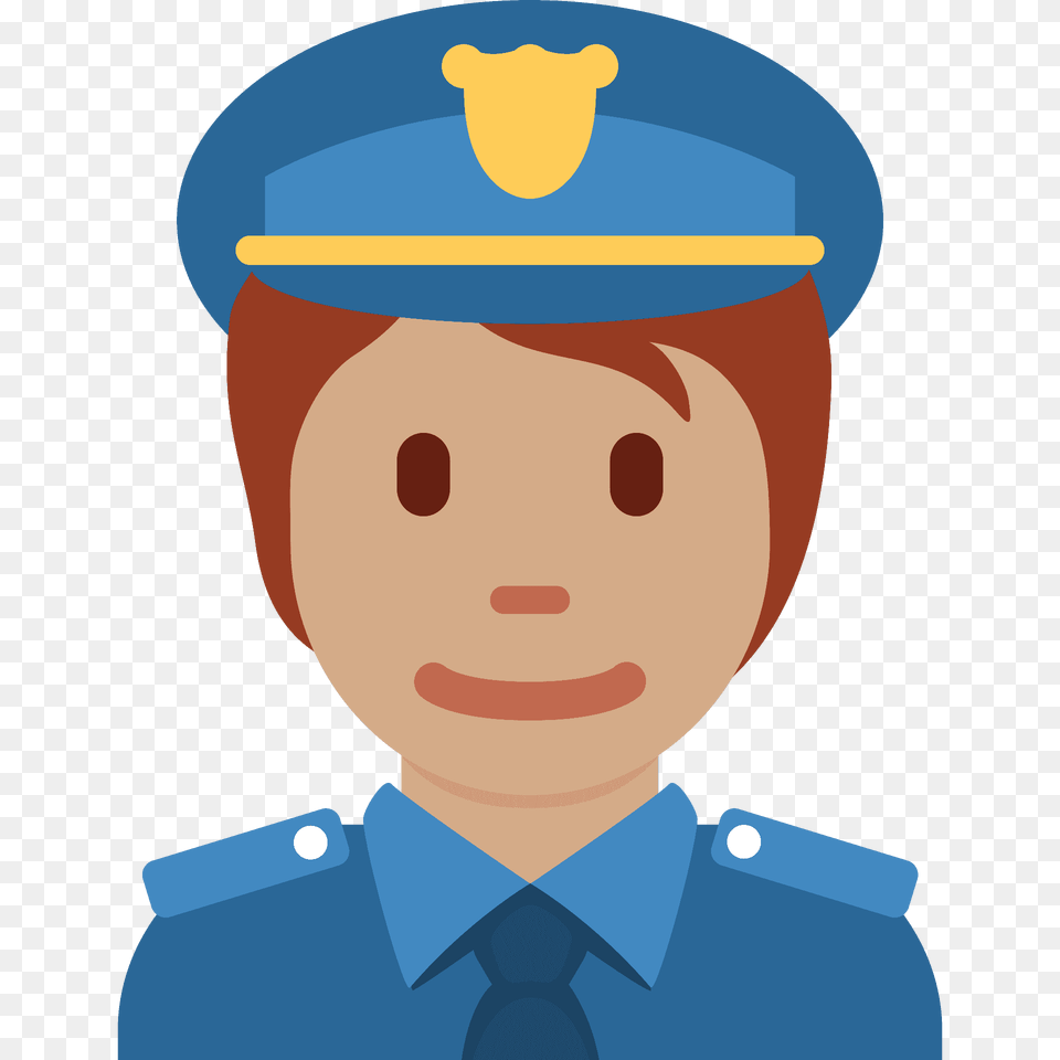 Police Officer Emoji Clipart, Captain, Person, Baby, Face Free Transparent Png