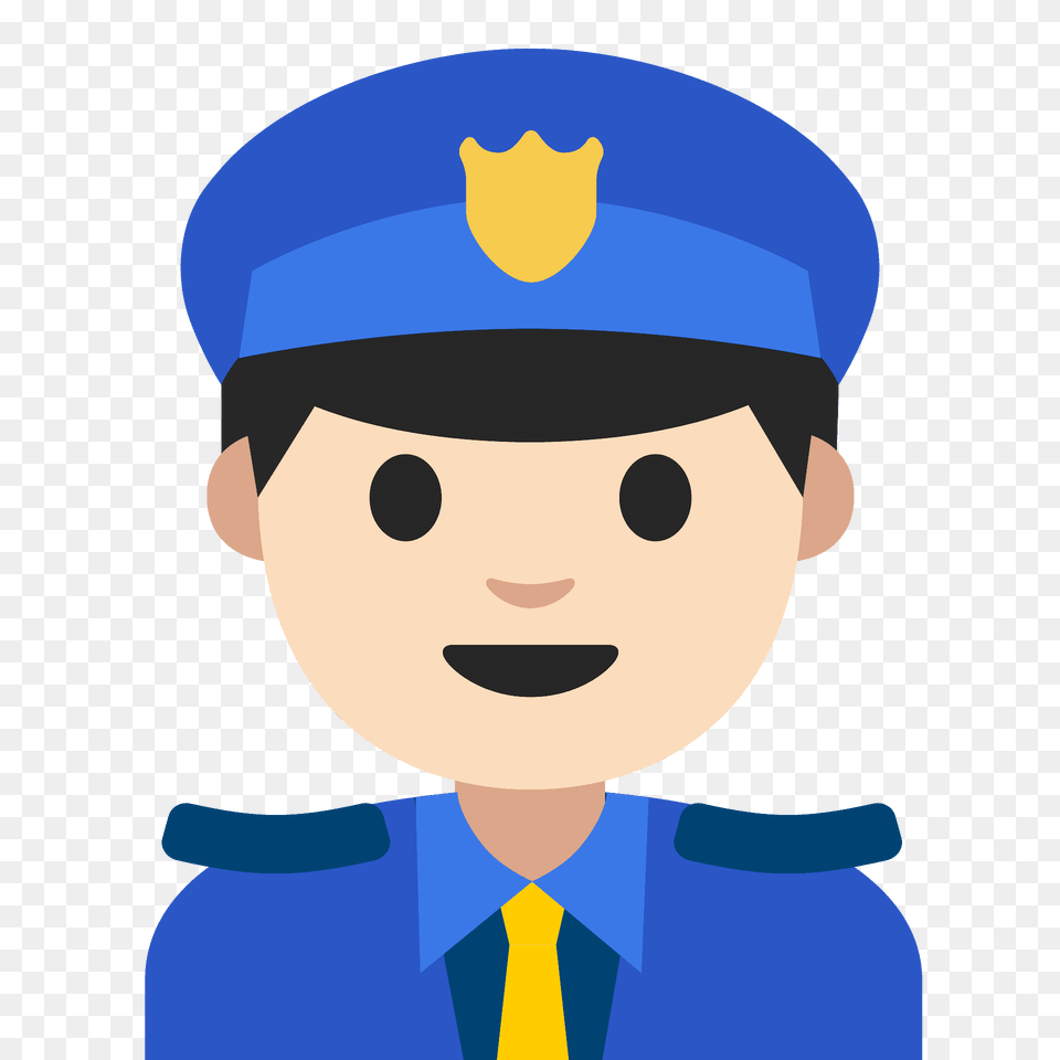 Police Officer Emoji Clipart, Captain, Person, Baby, Formal Wear Free Transparent Png