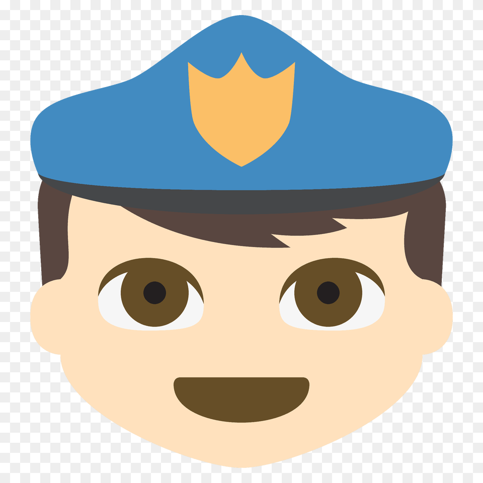 Police Officer Emoji Clipart, Cap, Clothing, Hat, Face Free Transparent Png