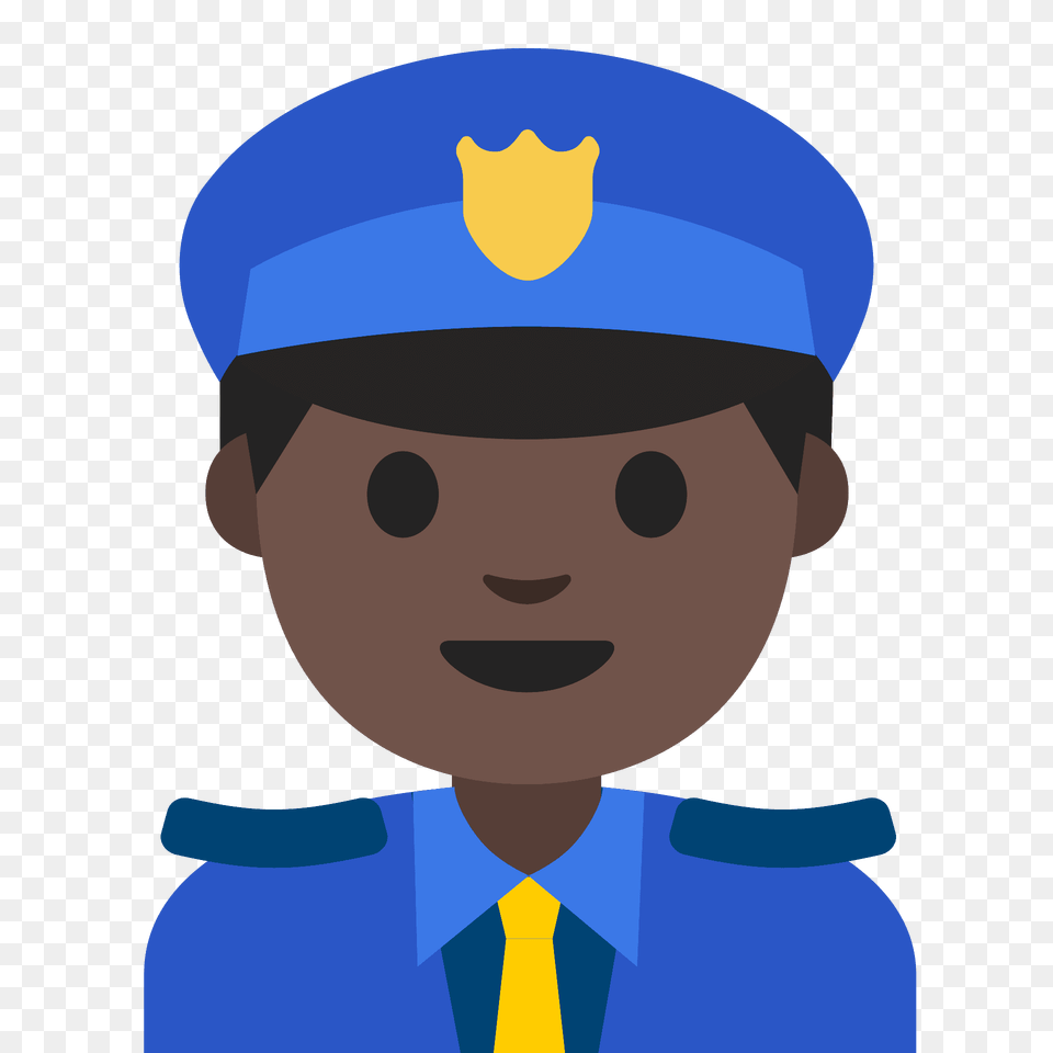 Police Officer Emoji Clipart, Baby, Person, Captain, Face Free Png