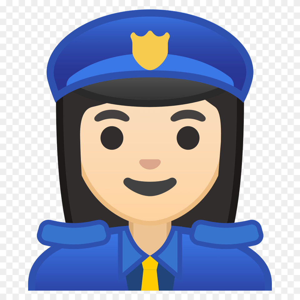 Police Officer Light Skin Tone Icon Emoji Policia, Person, People, Captain, Baby Png