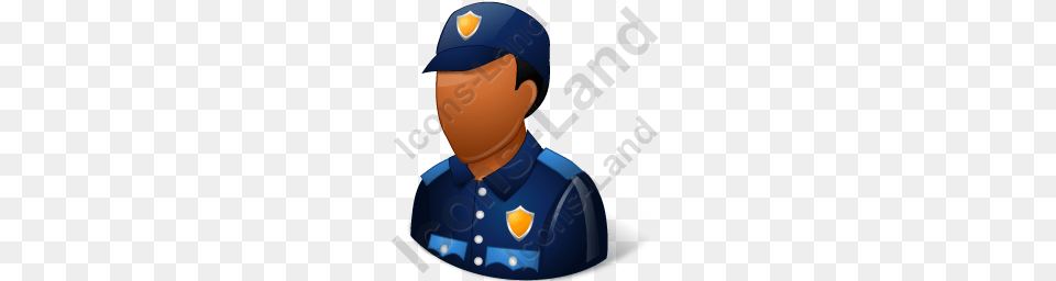 Police Officer Male Dark Icon Pngico Icons, People, Baseball Cap, Cap, Clothing Png Image