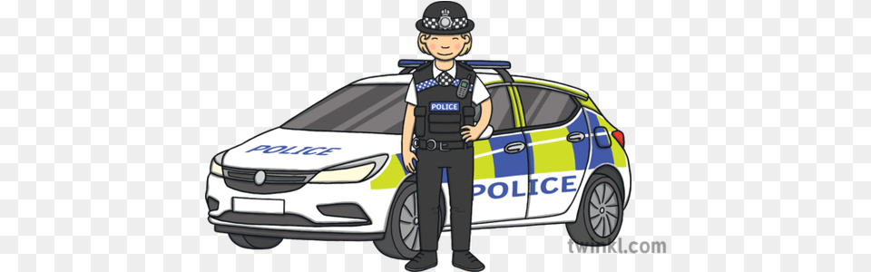 Police Officer Next To Car Law Enforcement Pwhu Police Car, Vehicle, Transportation, Police Officer, Person Free Transparent Png