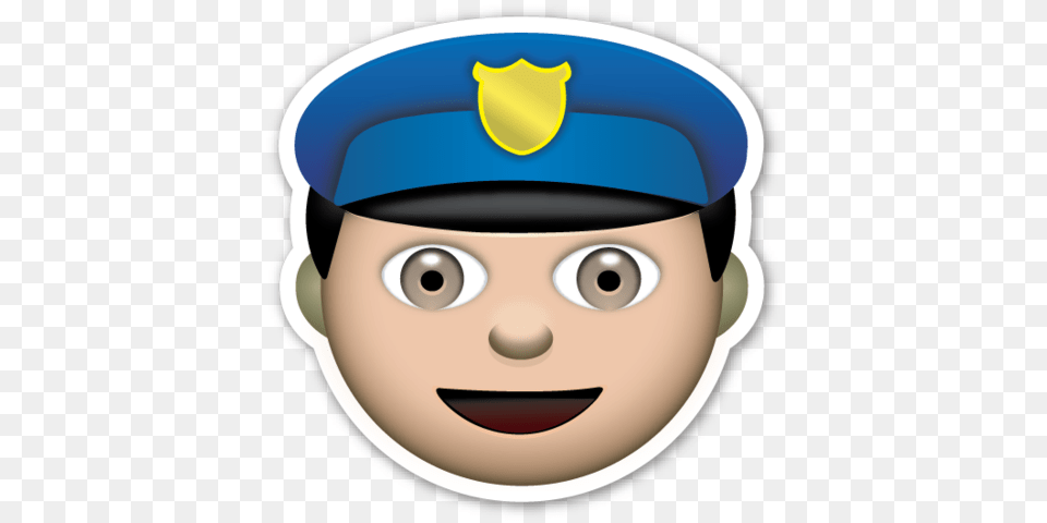 Police Officer Smileys Emoticonos And Caras, Disk, Photography, Face, Head Free Transparent Png