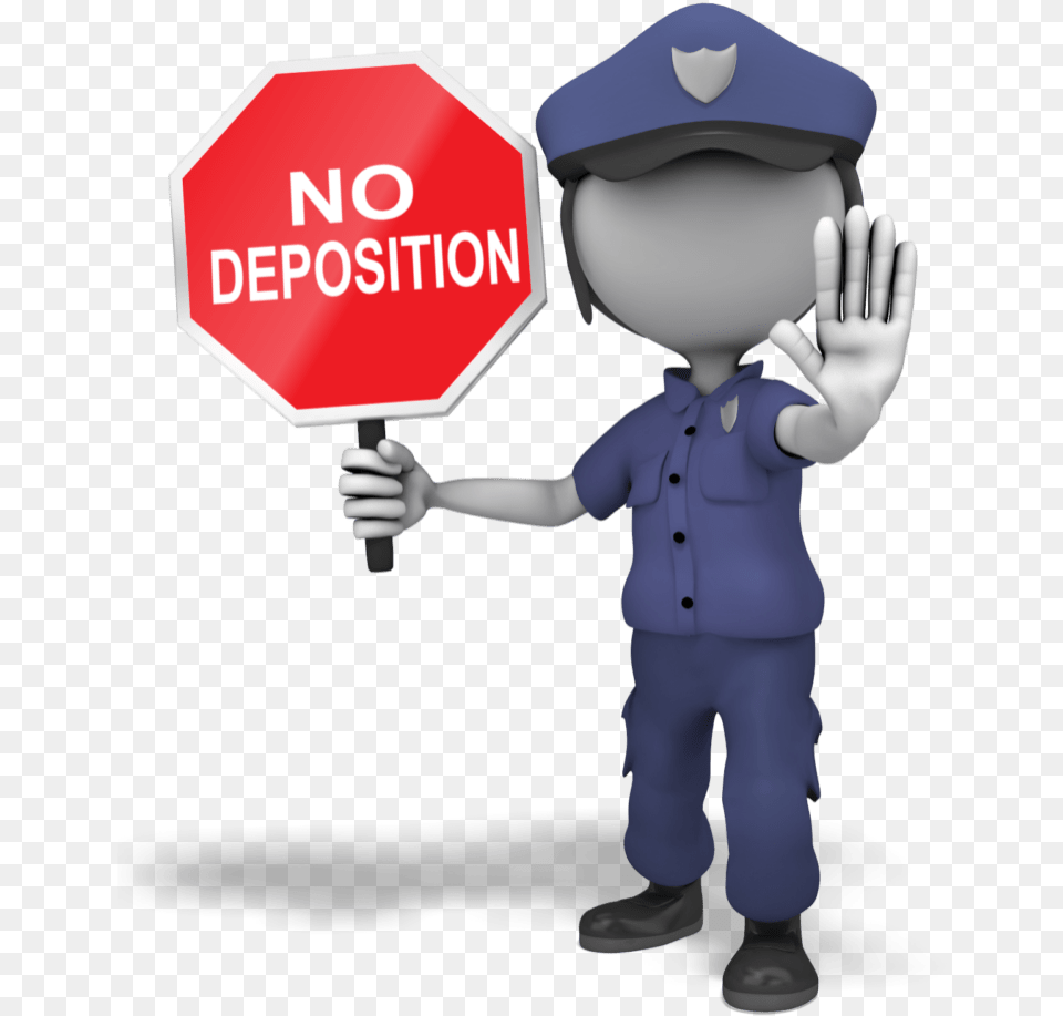 Police Officer With Stop Sign, Symbol, Road Sign, Baby, Person Free Png Download