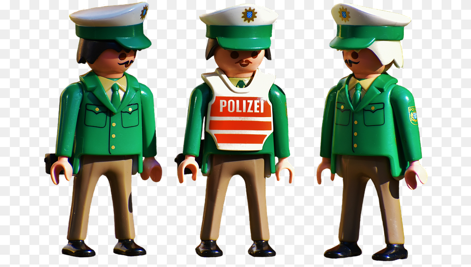 Police Officers Old Playmobil Green Figures Funny Playmobil Police Old, People, Person, Boy, Child Free Png Download
