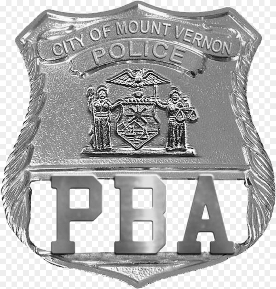 Police Pba Shield, Badge, Logo, Symbol, Person Free Png Download