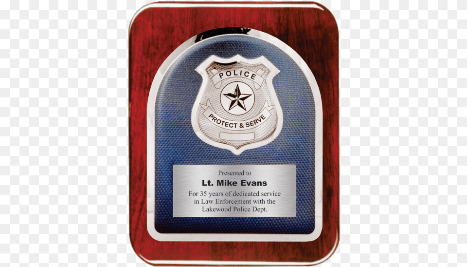 Police Serve And Protect, Badge, Logo, Symbol, Plaque Free Transparent Png