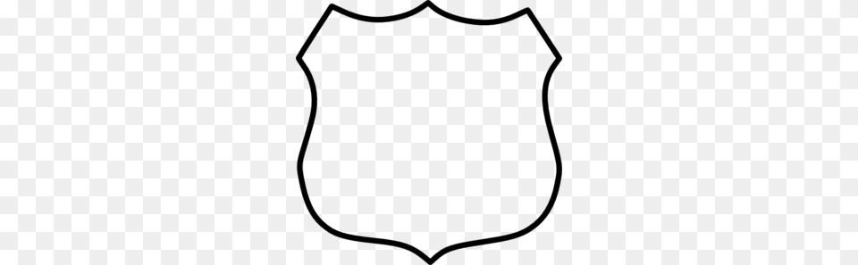 Police Shield Clip Art, Gray Png