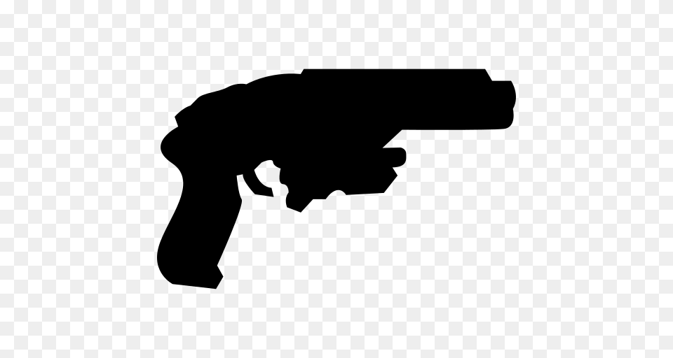 Police Shotgun Silhouette Icon, Gray Png Image