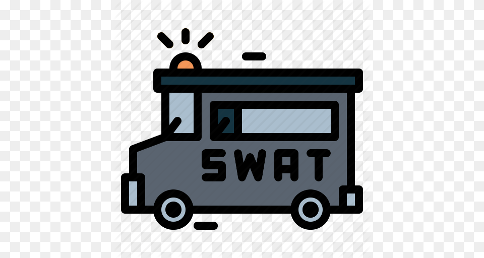 Police Sign Swat Van Icon, Transportation, Vehicle, Ambulance, Scoreboard Png