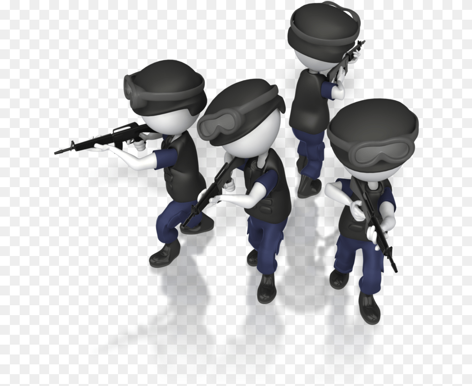 Police State Presenter Media Swat, Person, People, Baby, Weapon Free Png Download