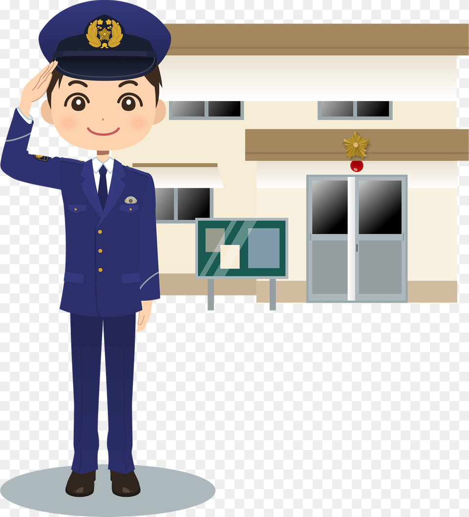 Police Station Clipart, Captain, Officer, Person, Face Png Image
