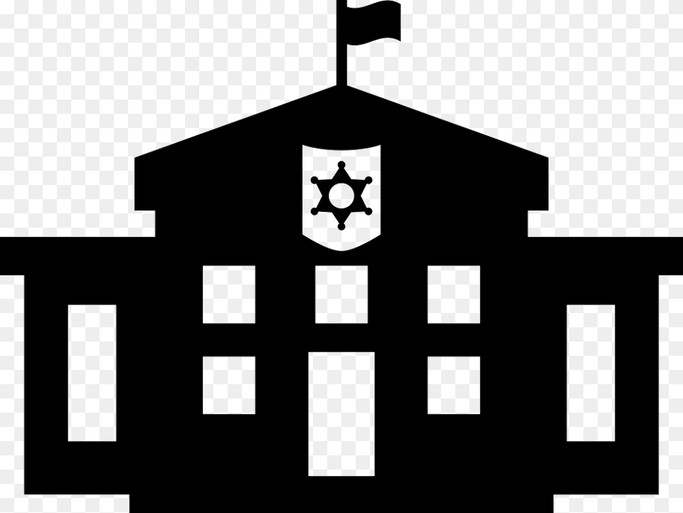 Police Station Icon, Architecture, Building, Parliament, Stencil Png
