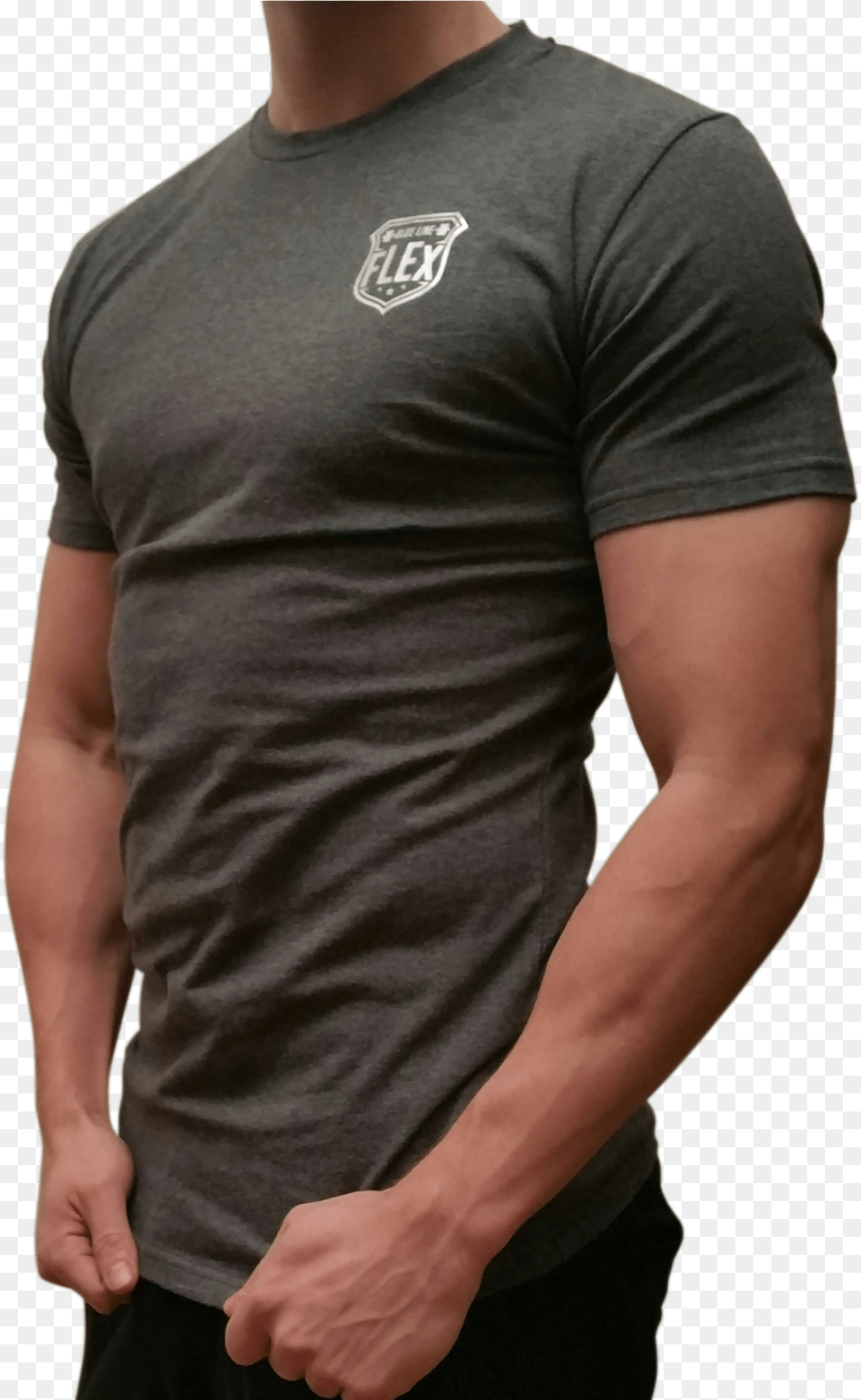 Police T Shirts Gray Thin Blue Line Shirt Police, Clothing, T-shirt, Sleeve, Long Sleeve Free Png