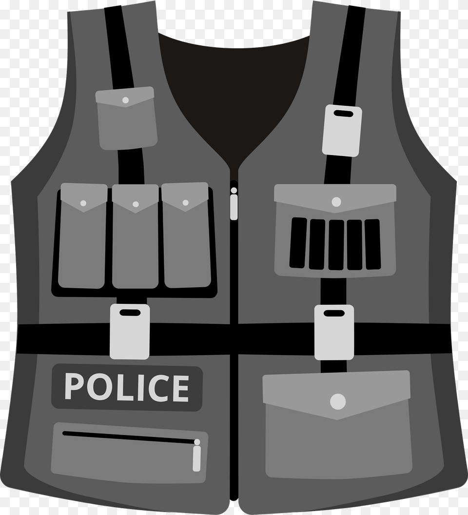 Police Vest Clipart, Clothing, Lifejacket Free Png Download