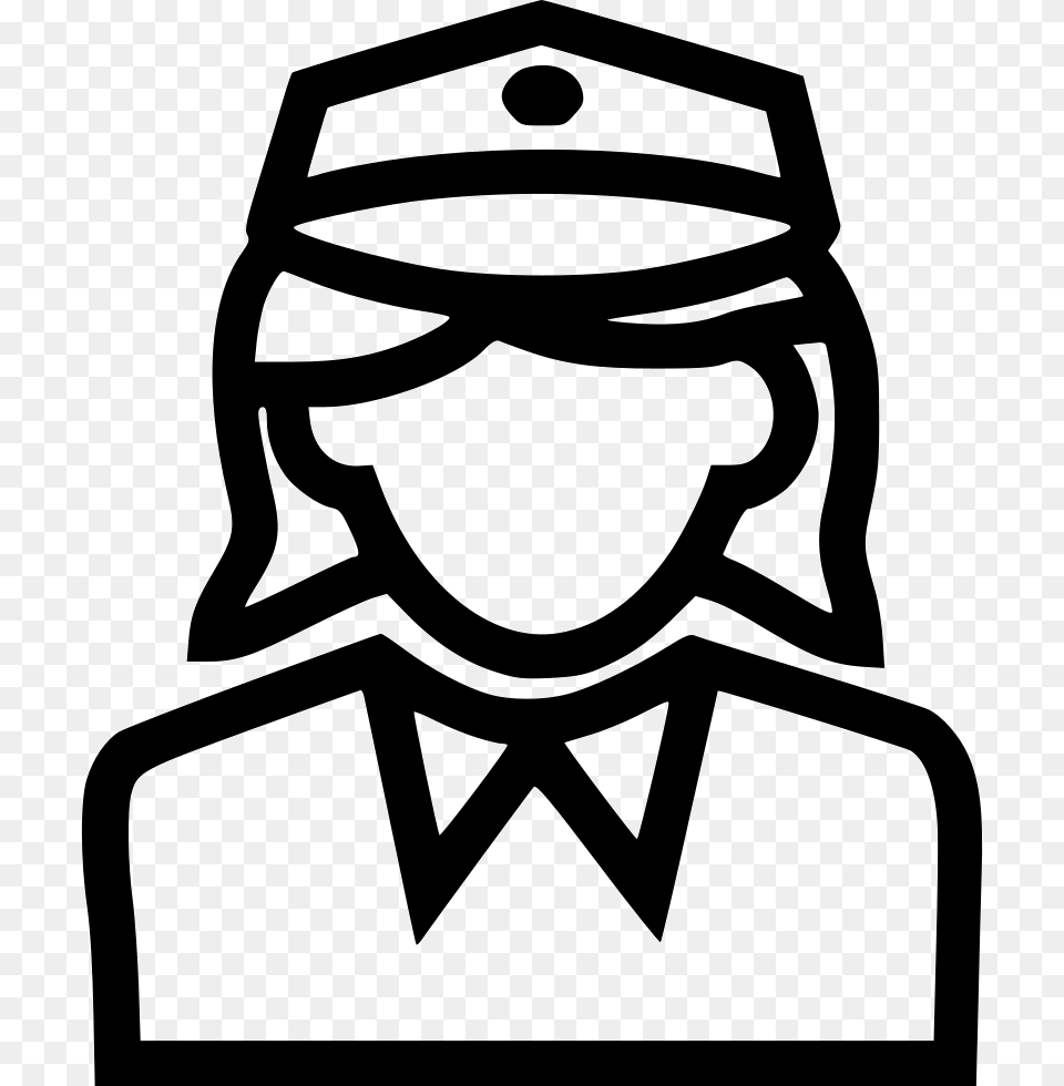 Police Woman Police Icon Hd, Stencil, Helmet, People, Person Free Transparent Png