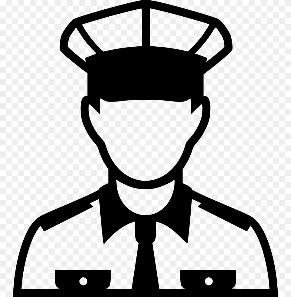 Policeman, Accessories, Tie, Formal Wear, Stencil Png Image