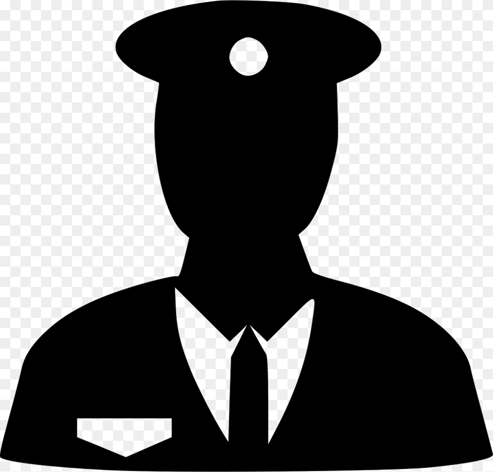 Policeman, Stencil, Silhouette, Accessories, Person Free Transparent Png