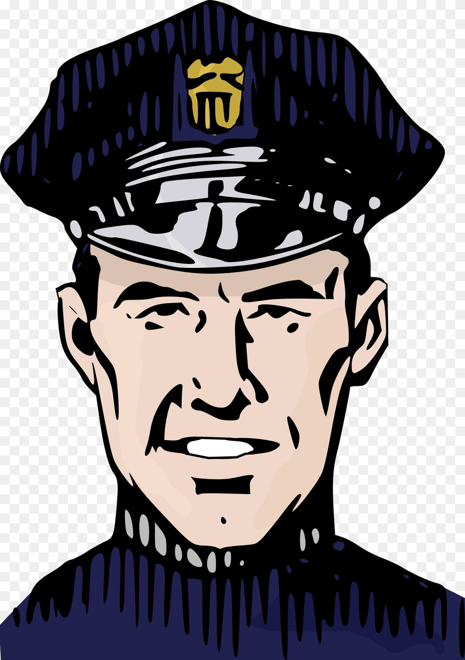 Policeman, Captain, Person, Officer, Adult Free Png Download