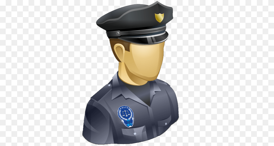 Policeman, Bottle, Shaker, Officer, Person Png Image