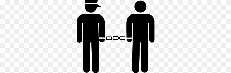 Policeman And Criminal Pictogram, Green, Adult, Male, Man Free Transparent Png