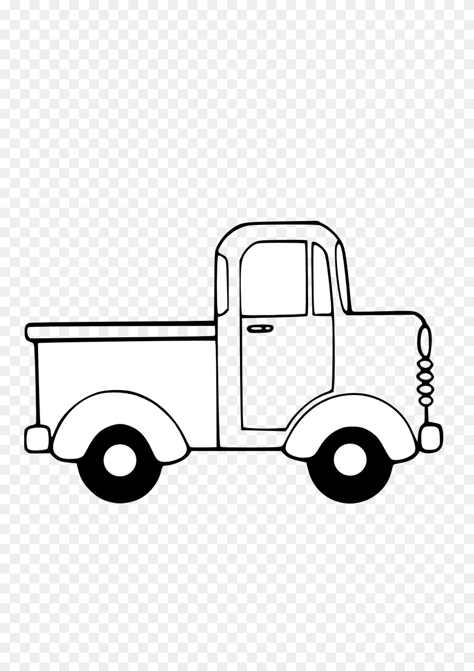 Policeman Clip Art Outline, Pickup Truck, Transportation, Truck, Vehicle Png