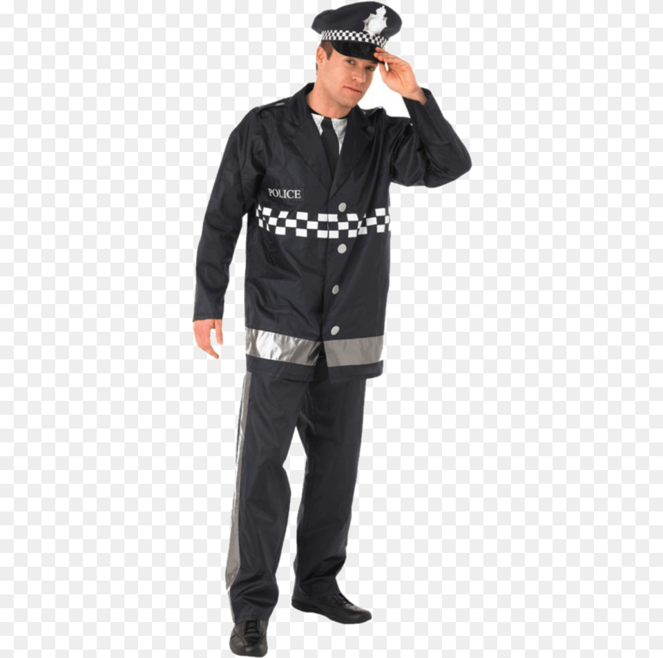 Policeman Costume Uk Police Fancy Dress, Adult, Man, Male, Person Free Png