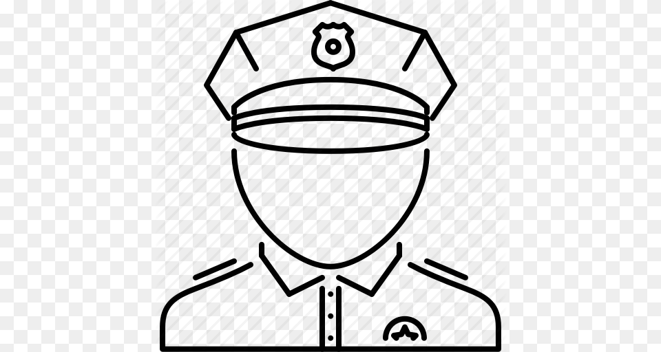 Policeman Drawing Easy Huge Freebie Download For Powerpoint, Captain, Officer, Person, Glass Png