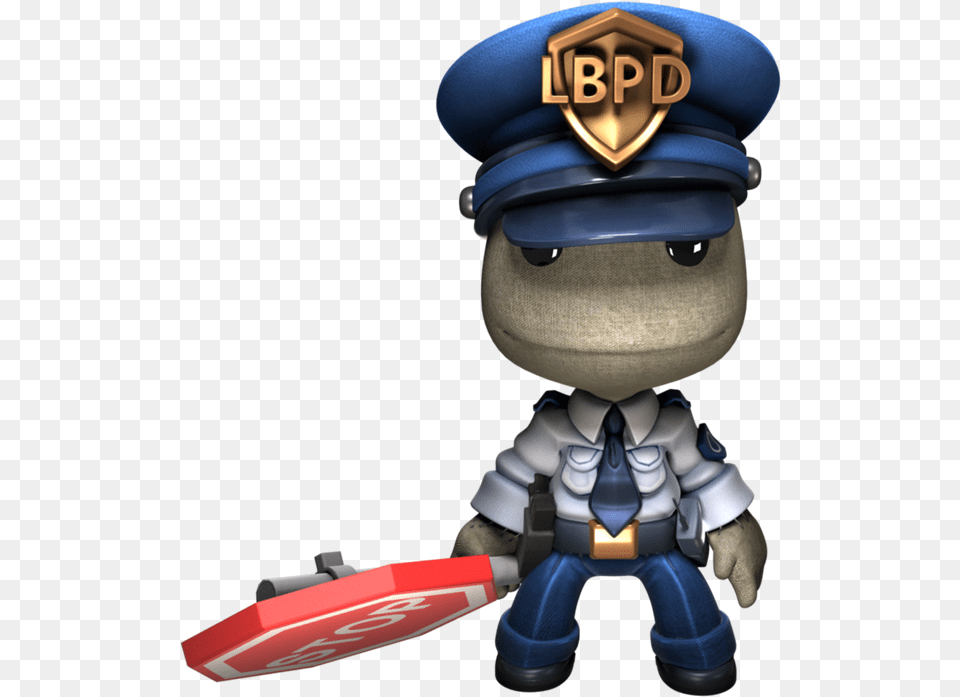 Policeman Front Little Big Planet Police, Toy Free Png
