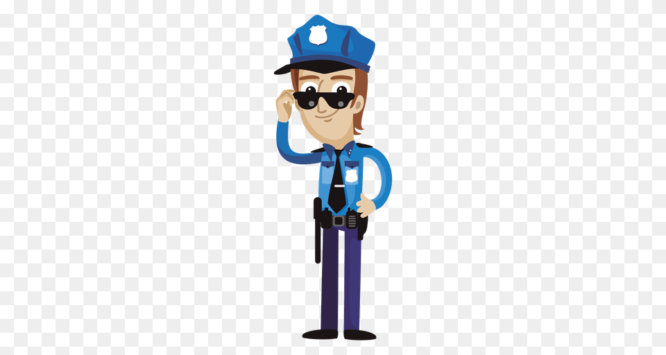 Policeman Funny Cartoon, Boy, Child, Male, Person Free Png Download