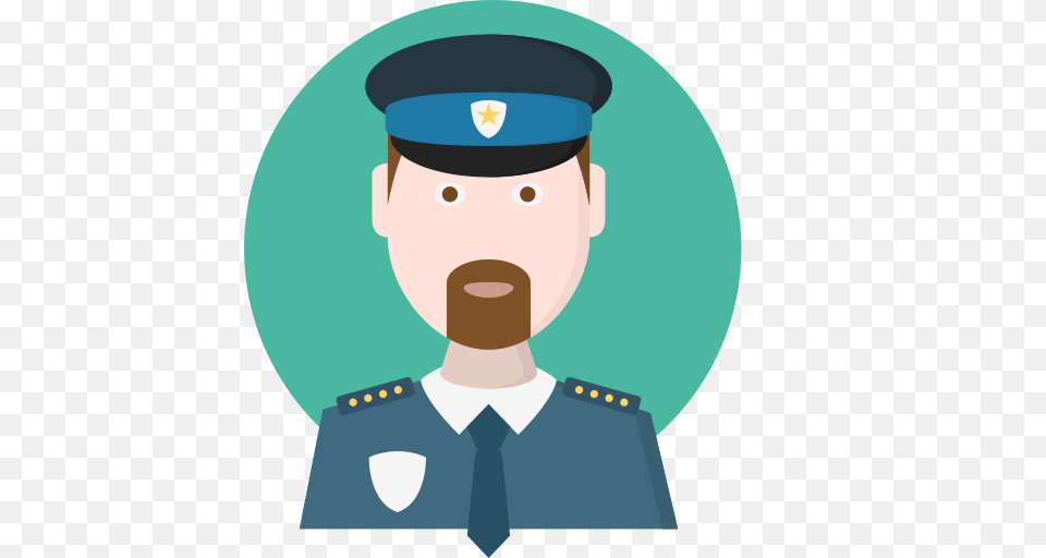 Policeman Icons Download And Vector Icons Unlimited, Captain, Person, Officer, Snowman Free Transparent Png
