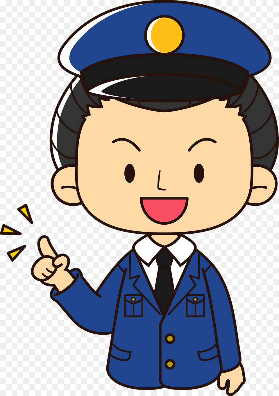 Policeman Is Giving Advice Clipart, Baby, Person, Face, Head Png Image