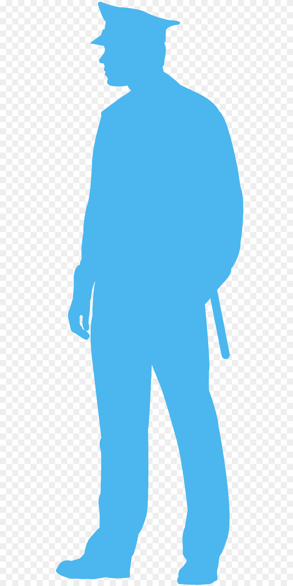 Policeman Silhouette, People, Person, Adult, Clothing Png