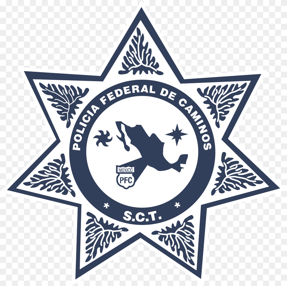 Policia Federal De Caminos Mexico Logo Transparent Policia Federal De Caminos, Badge, Symbol, Emblem Free Png