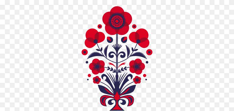 Polish Folk Art, Floral Design, Graphics, Pattern, Flower Free Png
