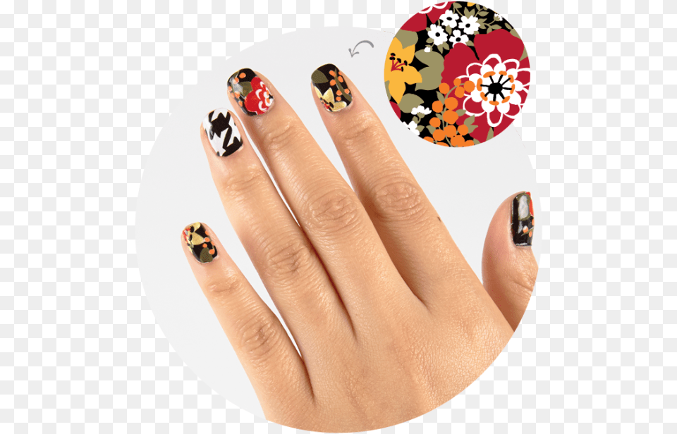 Polish Off The Look Bittersweet Vera Bradley Bittersweet Floral Snap On Smartphone, Body Part, Finger, Hand, Manicure Png