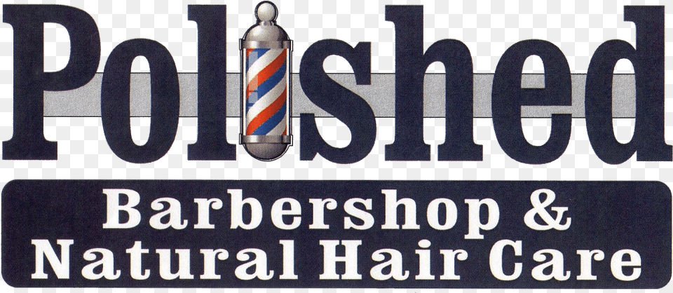 Polished Barber Shop Signage, Text Png Image