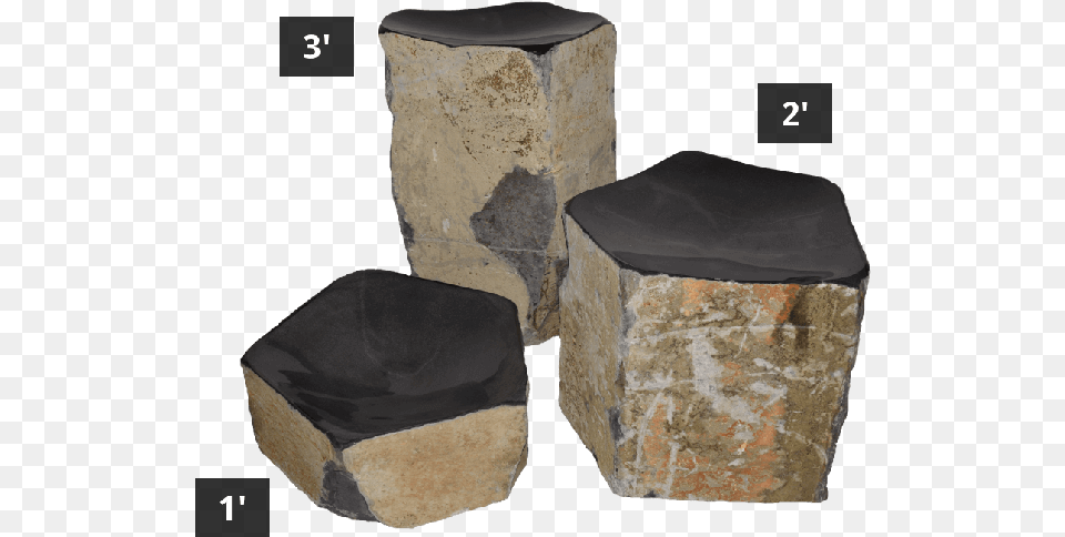 Polished Bowl Basalt Columns Sizes, Rock, Path, Brick Free Png