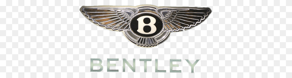 Polished Logo Bentley, Emblem, Symbol, Badge Free Transparent Png